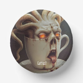 Blues am Montagmorgen Pappteller