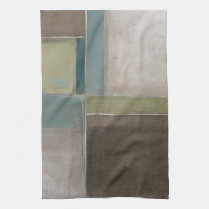 Blues an Dämmerung II Geschirrtuch