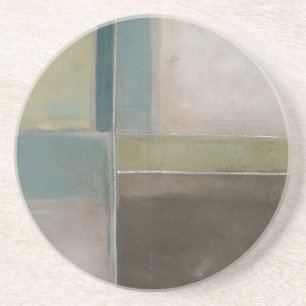 Blues an Dämmerung II Sandstein Untersetzer