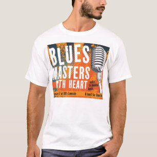 Blues beherrschen mit Herzt-shirt T-Shirt