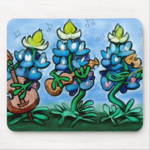Blues Bonnets Mousepad