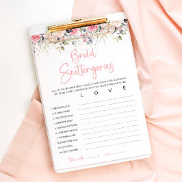 Blues-Brautparty-Spielkarte Einladung