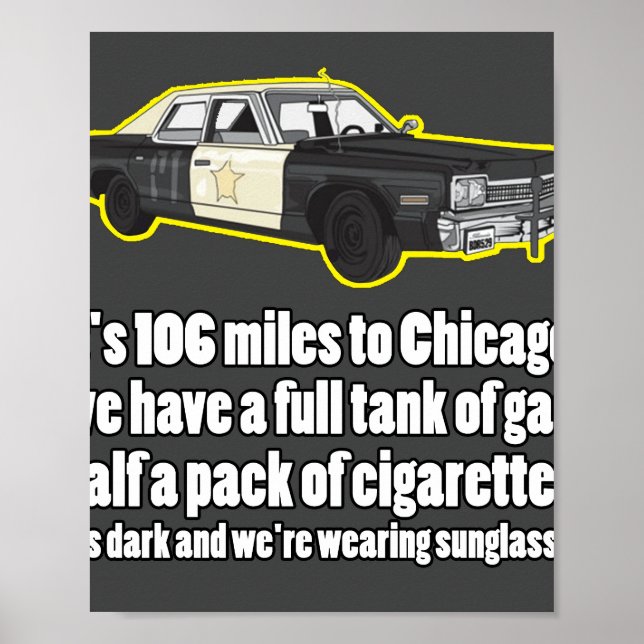 blues brothers bluesmobile movie tv  poster (Vorne)