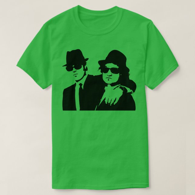 Blues Brothers Clean Design Baseball TShirt (Design vorne)