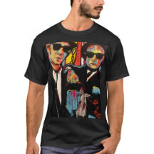 Blues Brothers Pop Art-Shirt - Retro-Stil