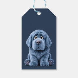 Blues Clues? Nö... Newfie Clues! Geschenkanhänger