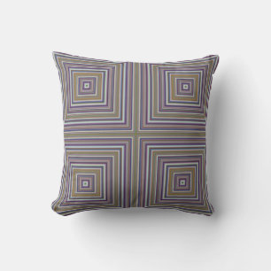 "BLUES CUBED" Squared Perfect Balance Minimalistis Kissen