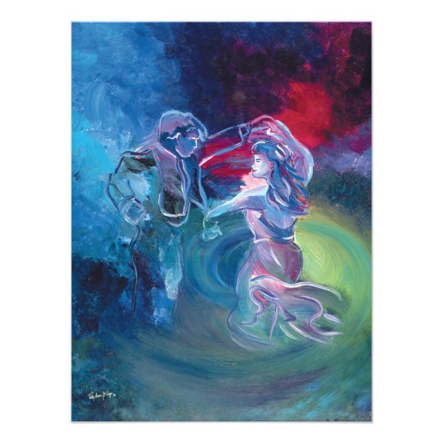 Blues Dancing - Wall Art Print Fotodruck (Vorne)