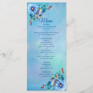 Blues de Cornflower dans le menu Aquarelle