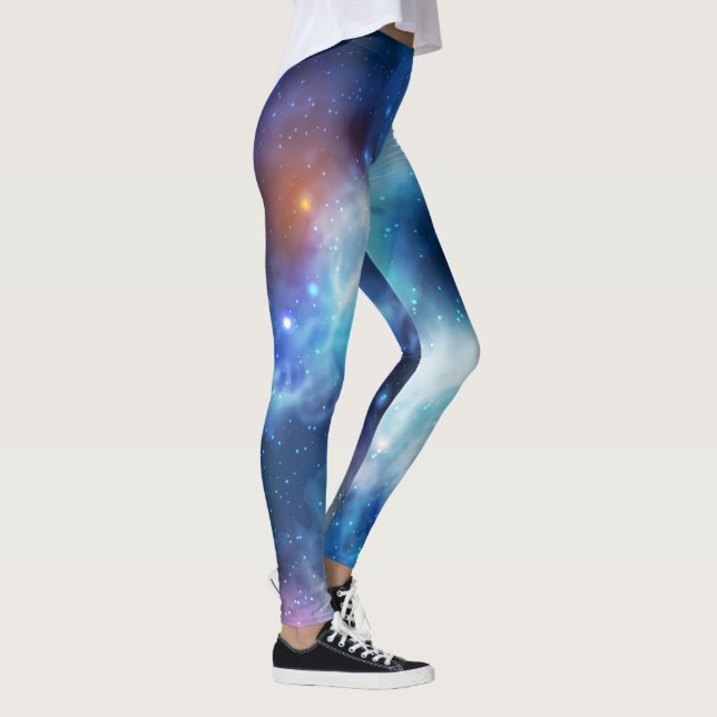 Blues des Sonnensystems 101 Leggings (Rechts)