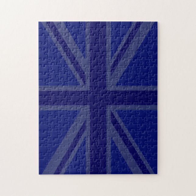 Blues für eine britische Flagge der Union (Vertikal)