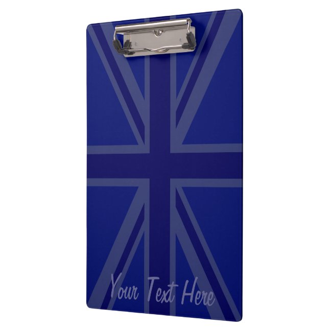 Blues für eine britische Flagge der Union Klemmbrett (Links)