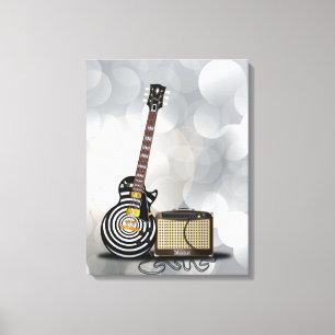 Blues-Gitarre Leinwanddruck