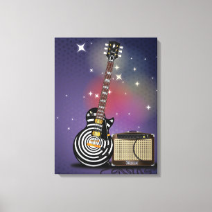 Blues Guitar Leinwanddruck