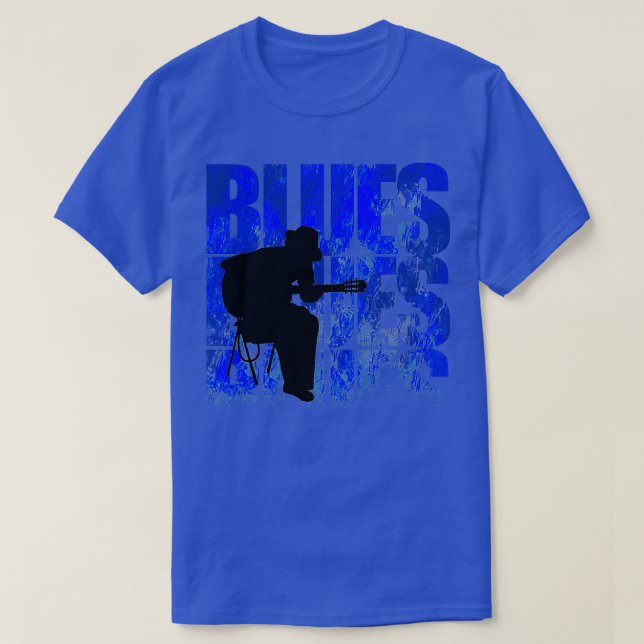 Blues Guitar T-Shirt (Design vorne)