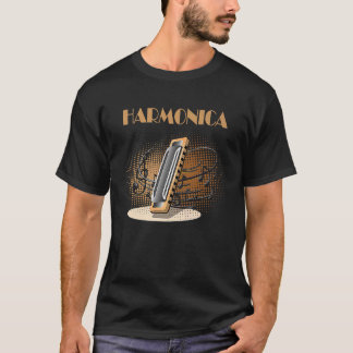 Blues Harmonica mouth organ harmonicist  1 T-Shirt