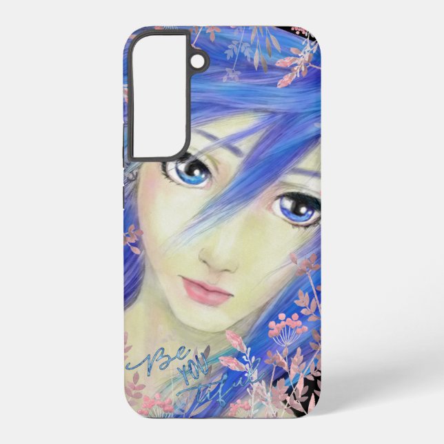 Blues hat es Original Anime Girl Samsung Galaxy Hülle (Rückseite)