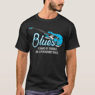 Blues Music Band Lover Harmonica Lehrerin T-Shirt