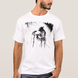 Blues Music Guitar Player und Band auf Bühne T-Shirt