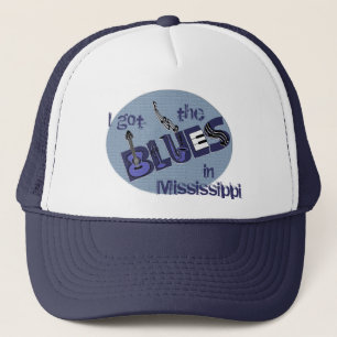 Blues-Musik-Hut Truckerkappe