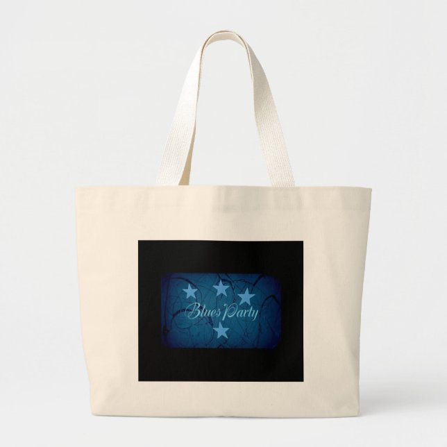 Blues Party Jumbo Tasche (Vorne)