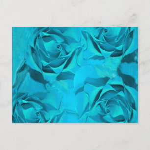 Blues Rose Postkarte
