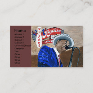 Blues Singer, Visitenkarte