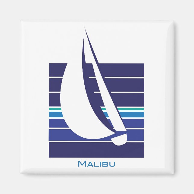 Blues Square_Malibu Magnet (Vorne)