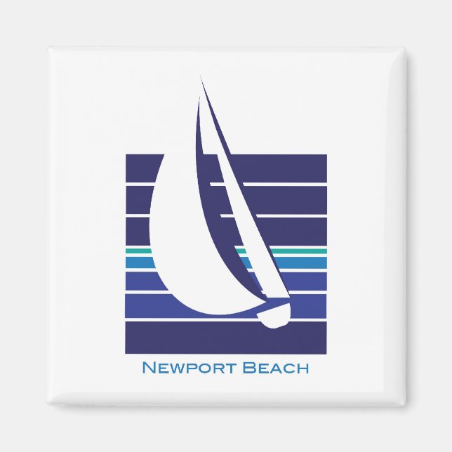 Blues Square_Newport Beach Magnet (Vorne)