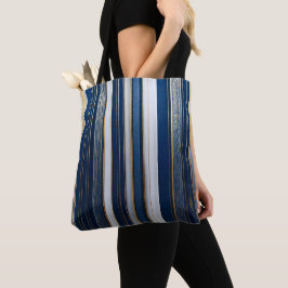 Blues Stripes Blue White Tasche