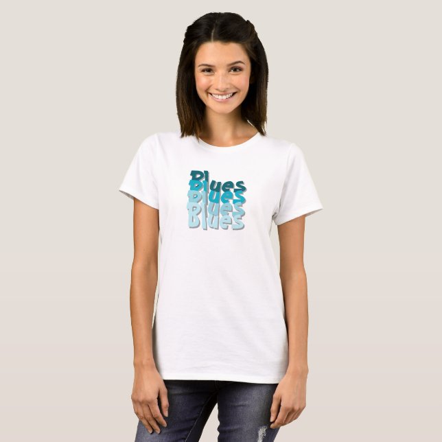 Blues T - Shirt (Vorne ganz)