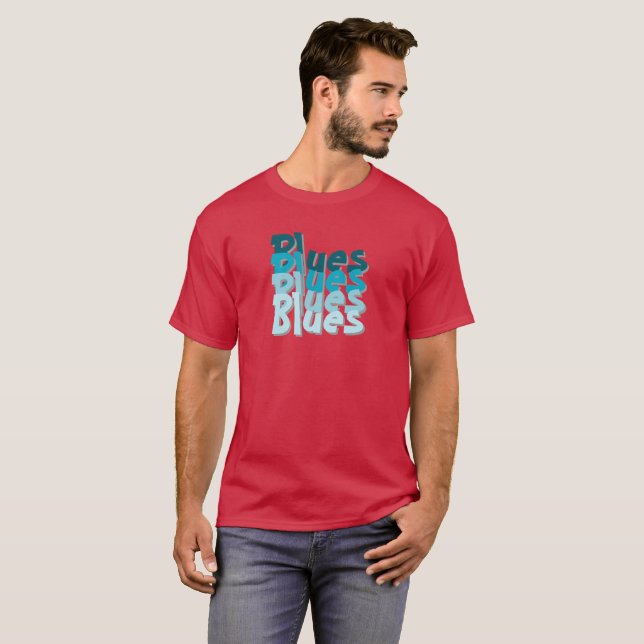 Blues T - Shirt (Vorne ganz)