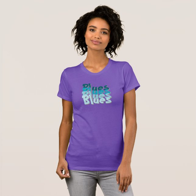 Blues T - Shirt (Vorne ganz)
