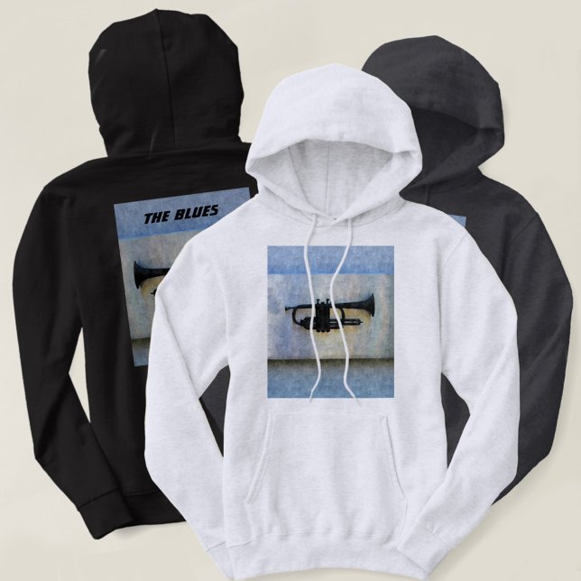 Blues Trumpet Hoodie (Von Creator hochgeladen)