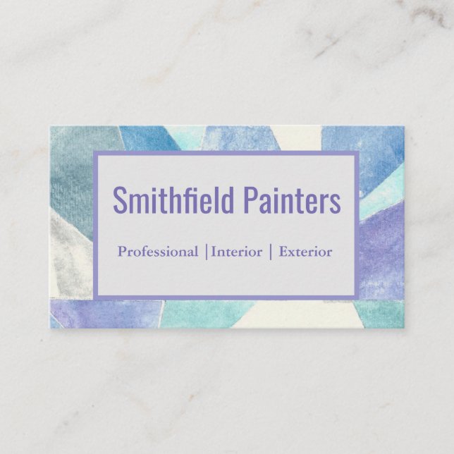 Blues Visitenkarte (Vorderseite)