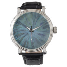 Bluesige Uhr