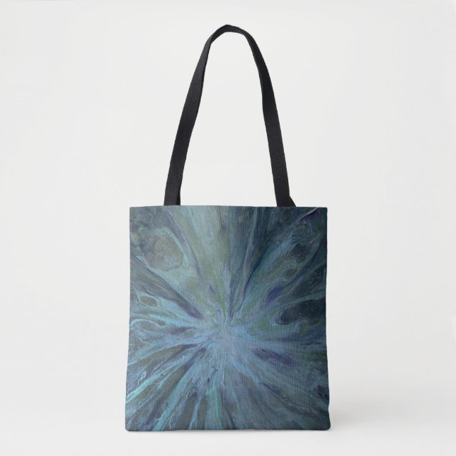 Bluesiger Tote Tasche (Vorderseite)