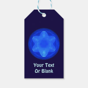 Bluestar Fractal Geschenkanhänger