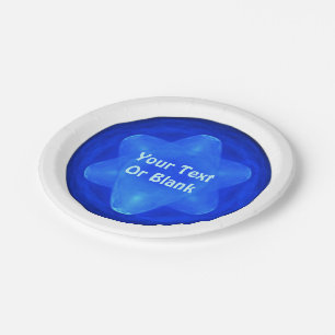 Bluestar Fractal Pappteller