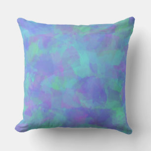 Bluesy Purples Outdoor Throw Kissen 20" x 20" Für Draußen