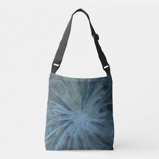 Bluesy Tote Tragetaschen Mit Langen Trägern (Vorderseite)