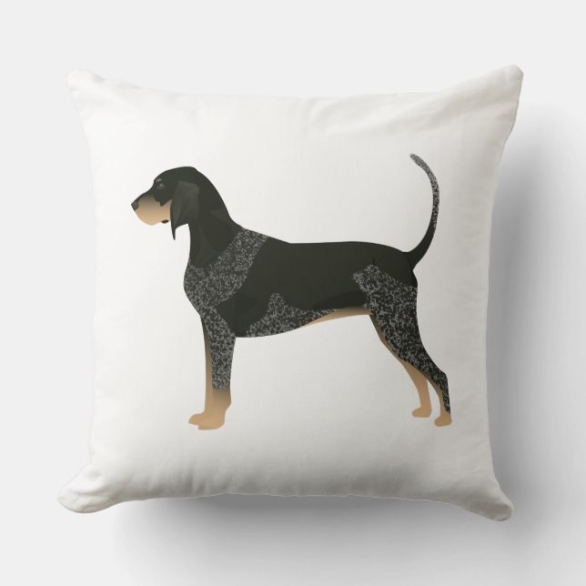 Bluetick Coonhound Basic Brettdesign individuell a Kissen (Vorderseite)