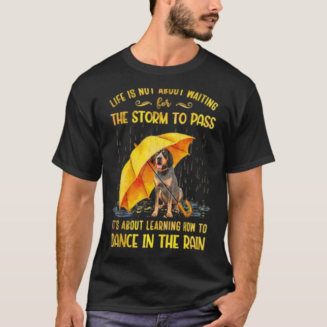 Bluetick Coonhound es geht darum, wie man Danc ler T-Shirt (Vorderseite)