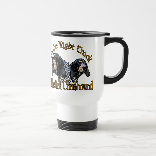 Bluetick Coonhound Geschenke Reisebecher (Rechts)