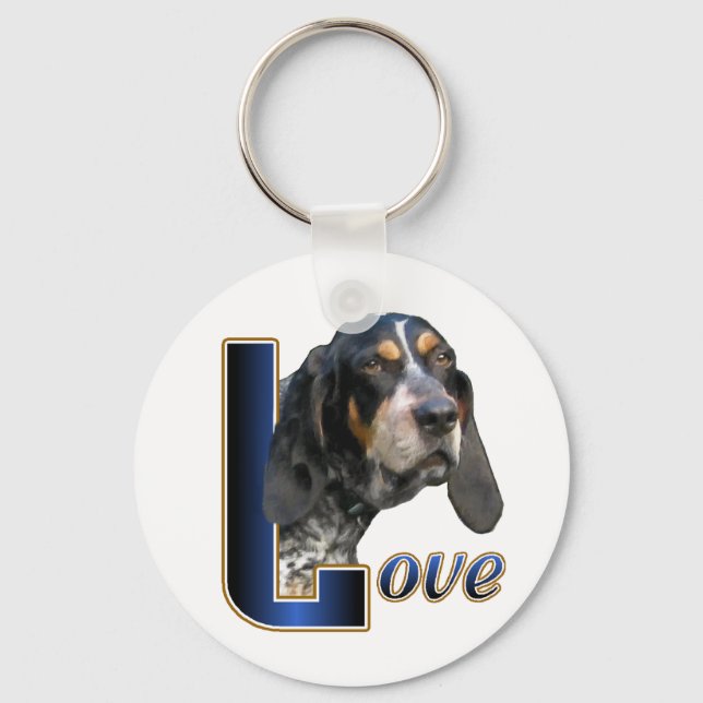 Bluetick Coonhound Geschenke Schlüsselanhänger (Vorderseite)