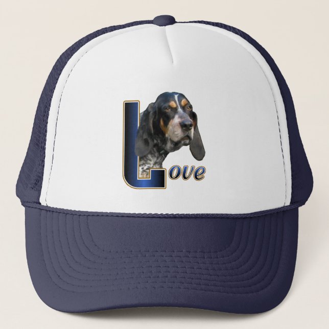 Bluetick Coonhound Geschenke Truckerkappe (Vorderseite)