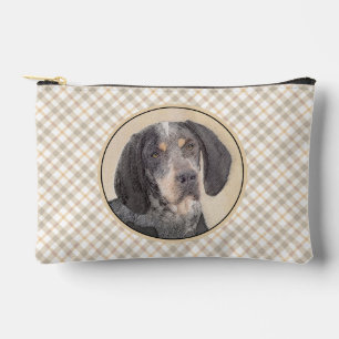 Bluetick Coonhound Malerei mit Markierungen Dog Ar Zubehörtasche