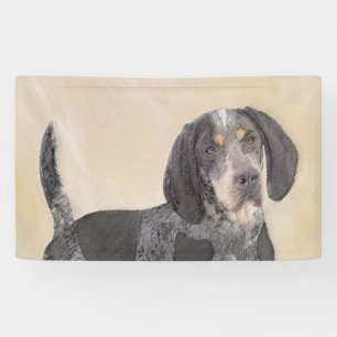 Bluetick Coonhound Painting - Niedlich Original Hu Banner