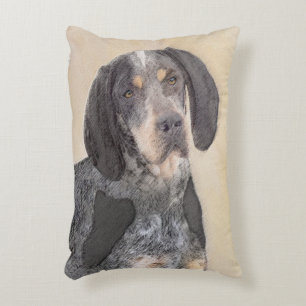 Bluetick Coonhound Painting - Niedlich Original Hu Dekokissen