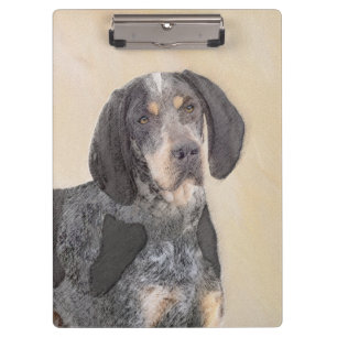 Bluetick Coonhound Painting - Niedlich Original Hu Klemmbrett